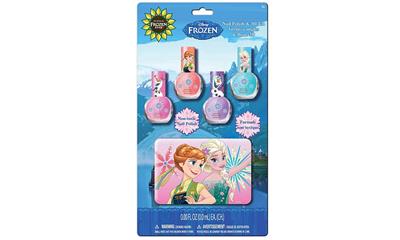 Frozen 4 Pack Nail Polish With Case