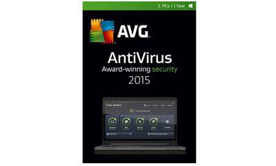 AVG AntiVirus 2015 3 User 1 Year (Download)