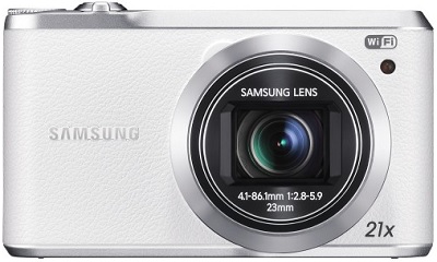 Samsung WB380 16.3-Megapixel Digital Camera (White)