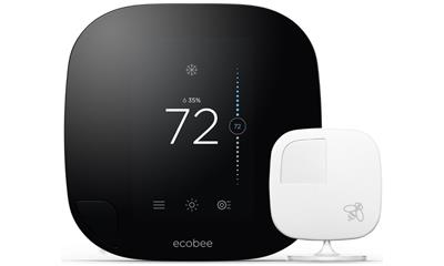 ecobee3 Wi-Fi Smart Thermostat with Remote Sensor