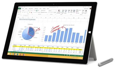 Microsoft Surface Pro 3 Tablet (PS2-00001)