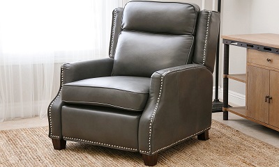 Abbyson Living Richfield Pushback Leather Recliner