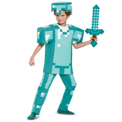 Minecraft Armor Deluxe Kids Costume $24.49 (20% off) @ Costume ...