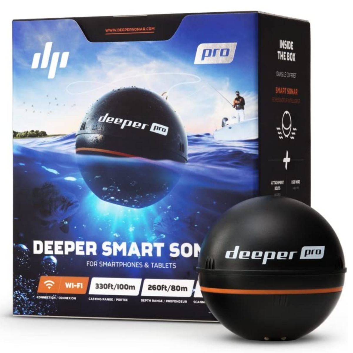 Deeper Smart Sonar PRO DP1H20S10 Fish Finder