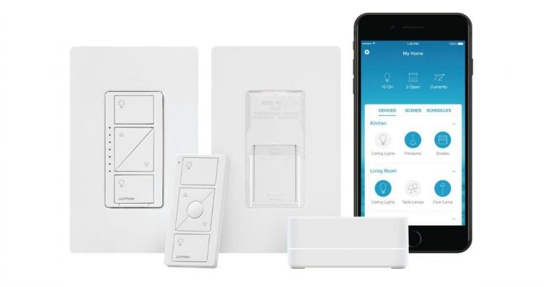 Lutron Caseta Smart Lighting Dimmer Switch Starter Kit Deal September