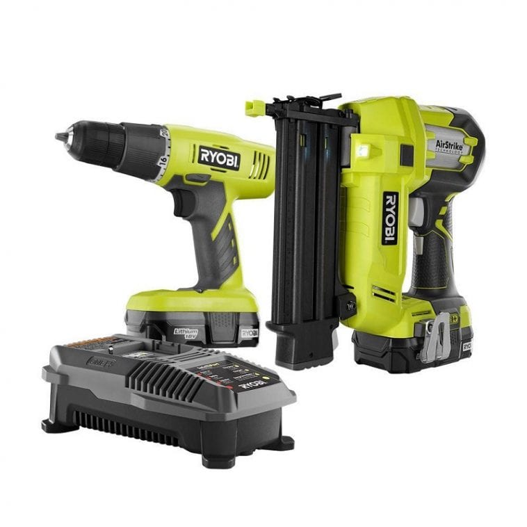 Ryobi P1886 18-Volt ONE+ Lithium-Ion Cordless 2-Tool Combo Kit $179 (15 ...