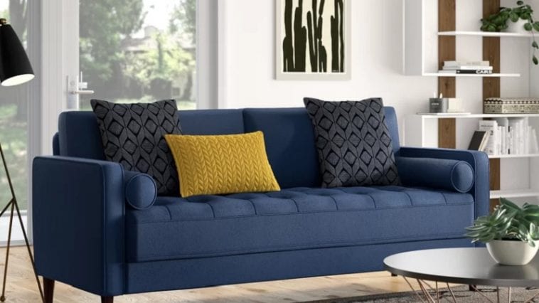 mercury row norvin leather sofa
