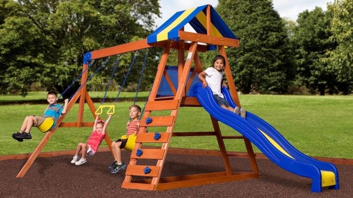 Backyard Discovery Tucson Cedar Wooden Swing Set $399 (20% ...