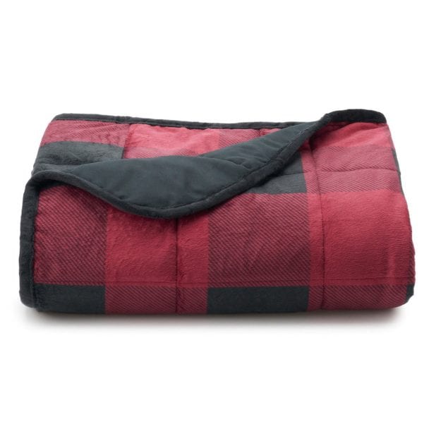 Altavida 12-lb. Faux Mink to Microfiber Weighted Blanket $31.99 (60%