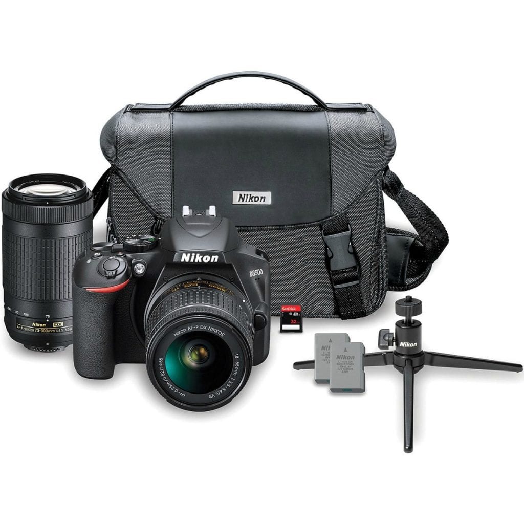 Nikon D3500 24.2MP DX DSLR Kit Bundle Deal December 2022 | Frugal Buzz