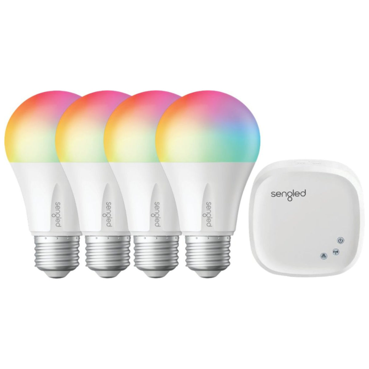 Sengled E29-NA05FW_4K Smart LED Multicolor A19 Starter Kit