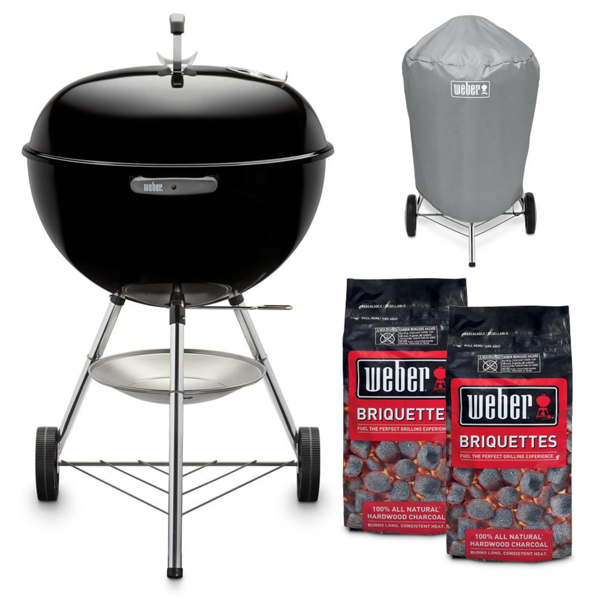 Weber 18114 22-Inch Original Kettle Charcoal Grill