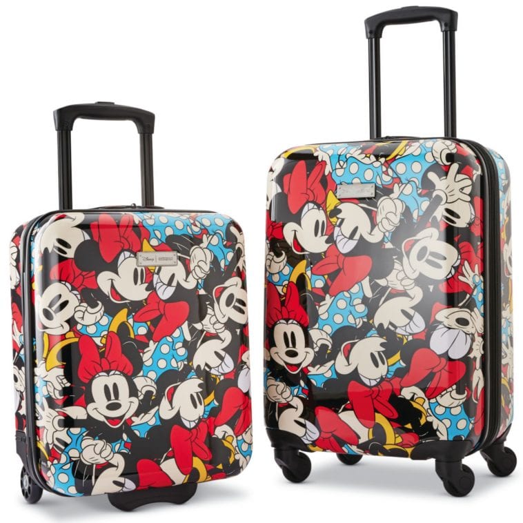American Tourister Disney Minnie Mouse 2pc Luggage Set | Frugal Buzz