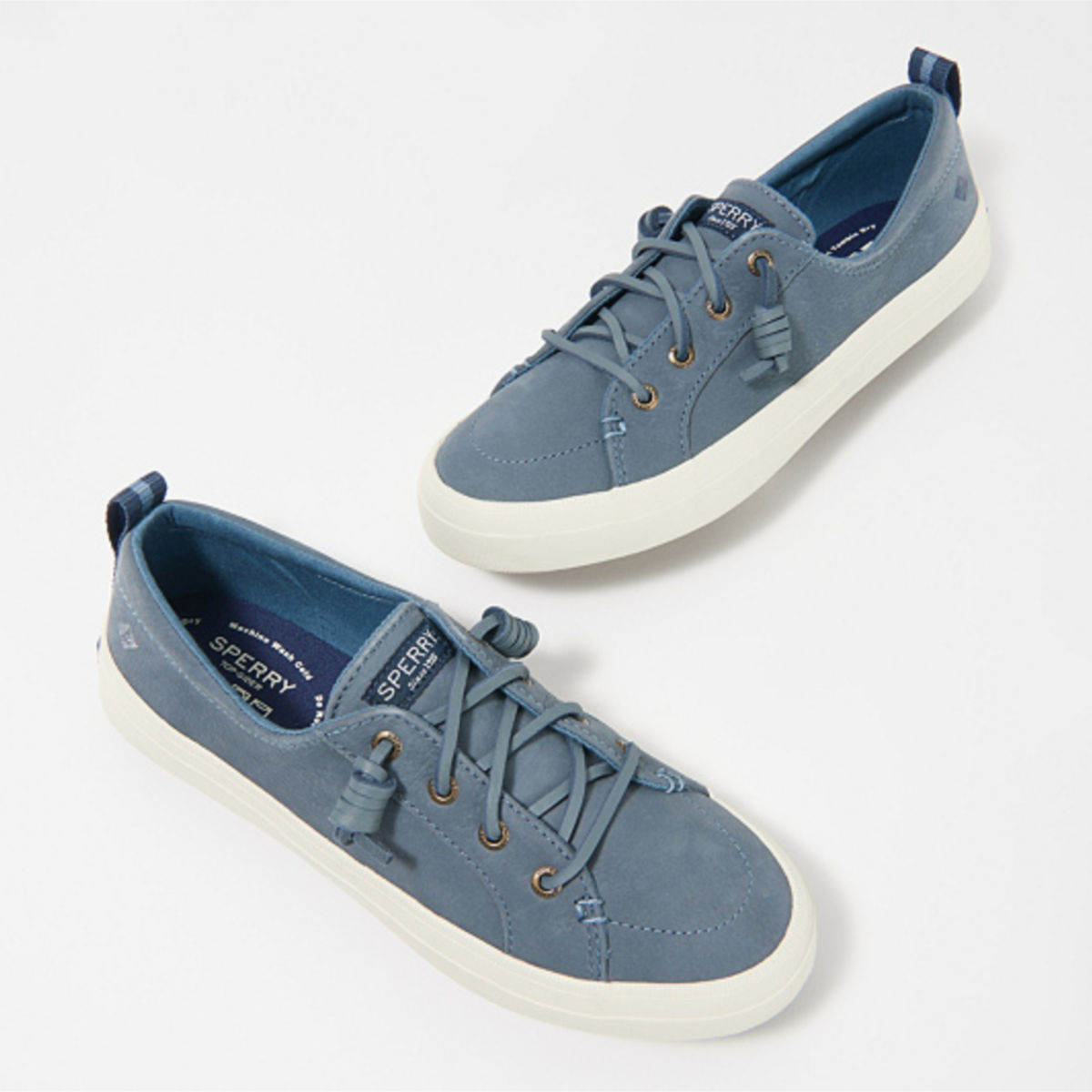 Sperry Crest Vibe Washable Leather Slip-On Sneakers