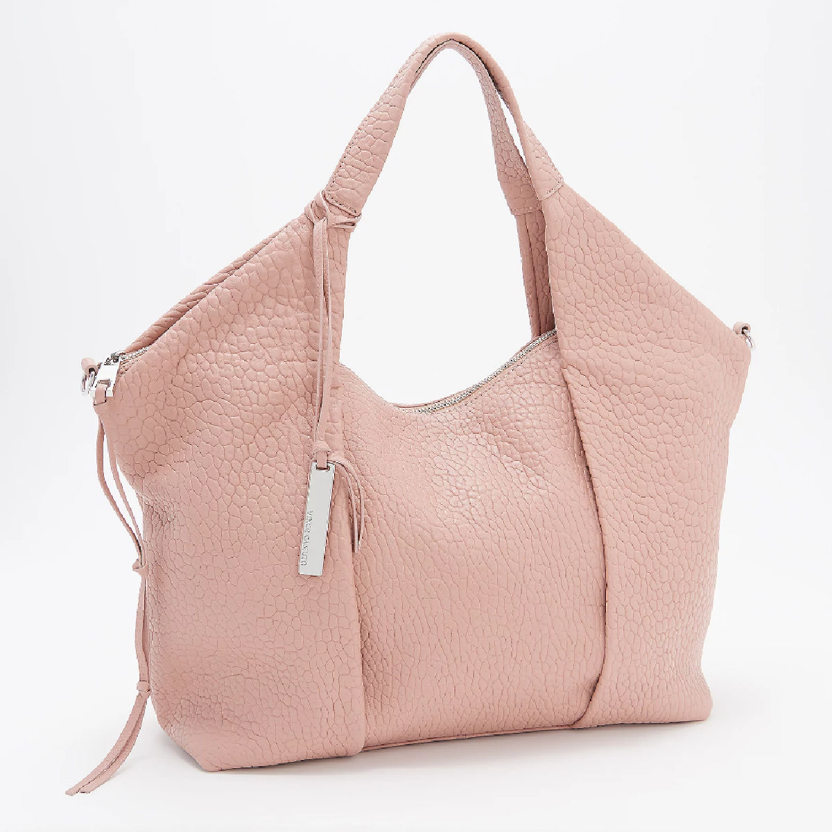 Vince Camuto Steph Convertible Lamb Leather Pleated Tote