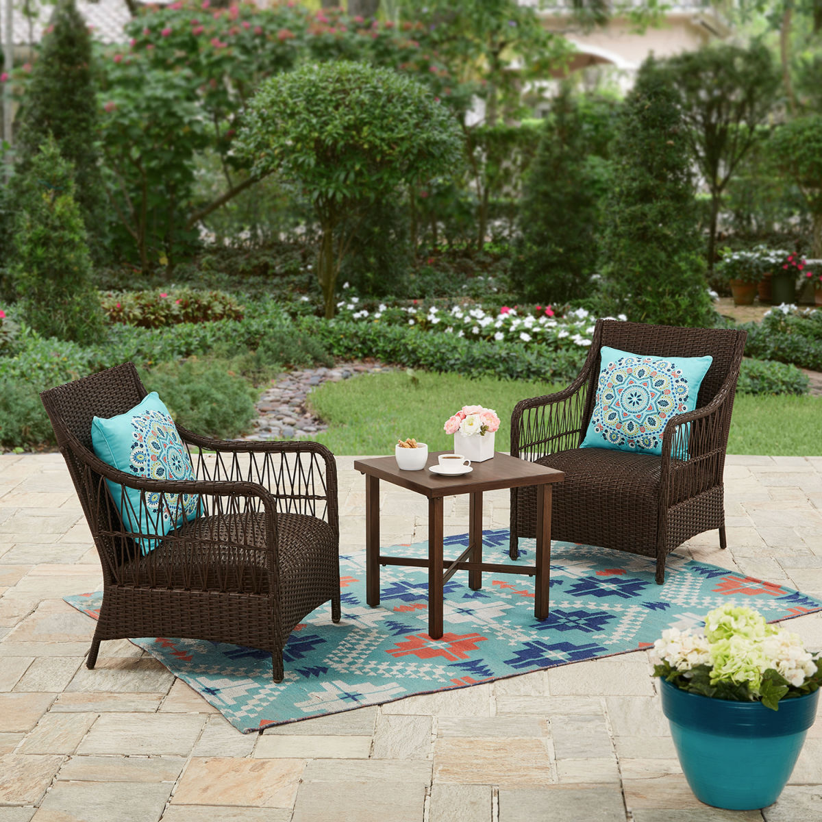 Better Homes and Gardens Hartwell Bay 3-Piece Patio Chat Set