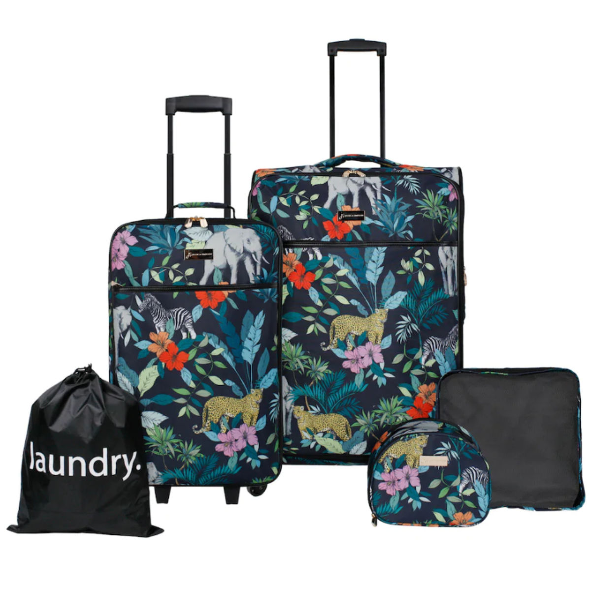 Jessica Simpson 5-Piece Printed Luggage Set