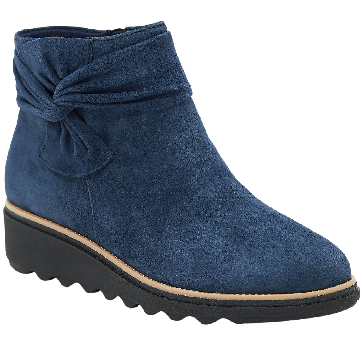 Clarks Collection Sharon Salon Suede Ankle Boots
