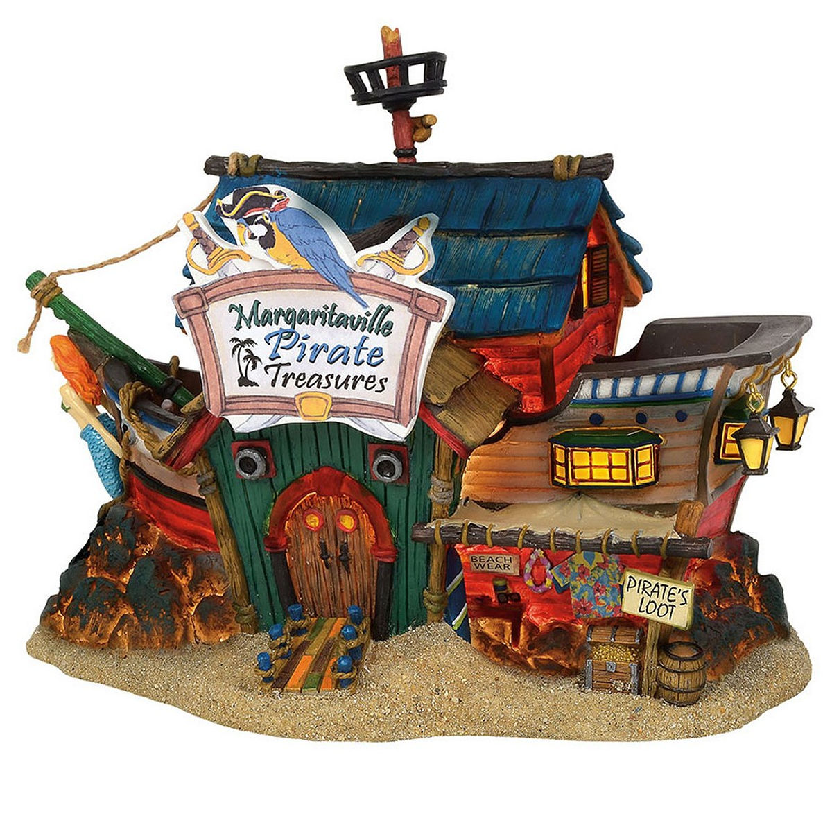 Department 56 Margaritaville Pirate Treasure Figurine