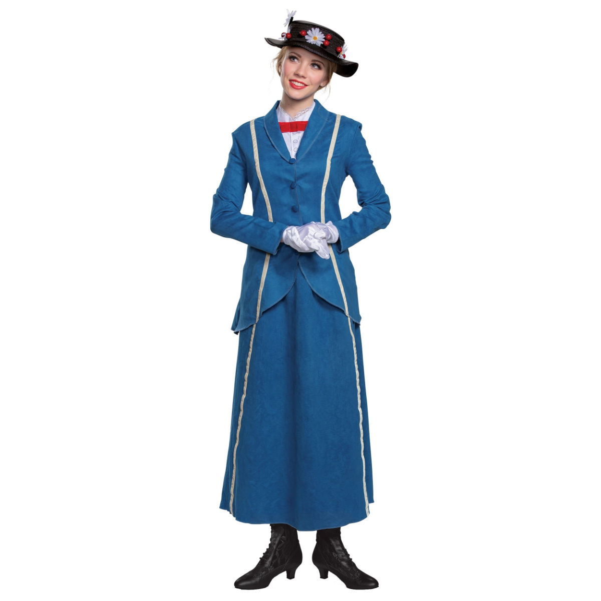 Disney Mary Poppins Blue Coat Women's Halloween Costume