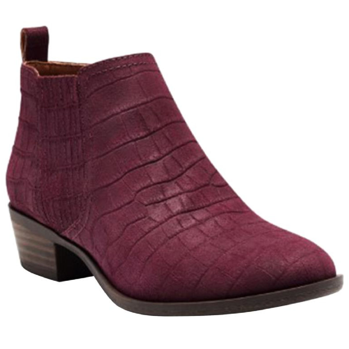 Lucky Brand Bimare Leather or Suede Ankle Booties