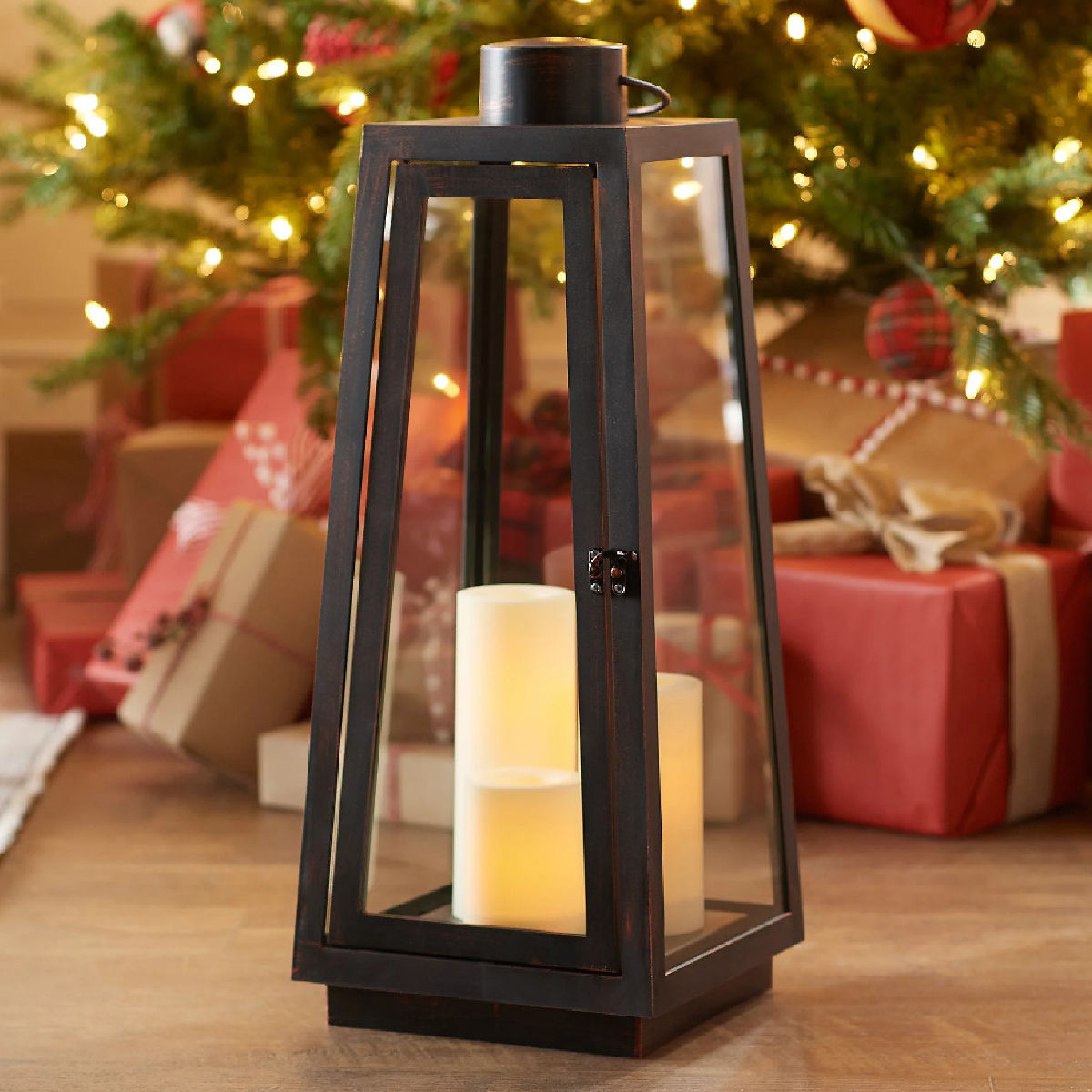 Candle Impressions 23-Inch Indoor Outdoor Tapered Lantern
