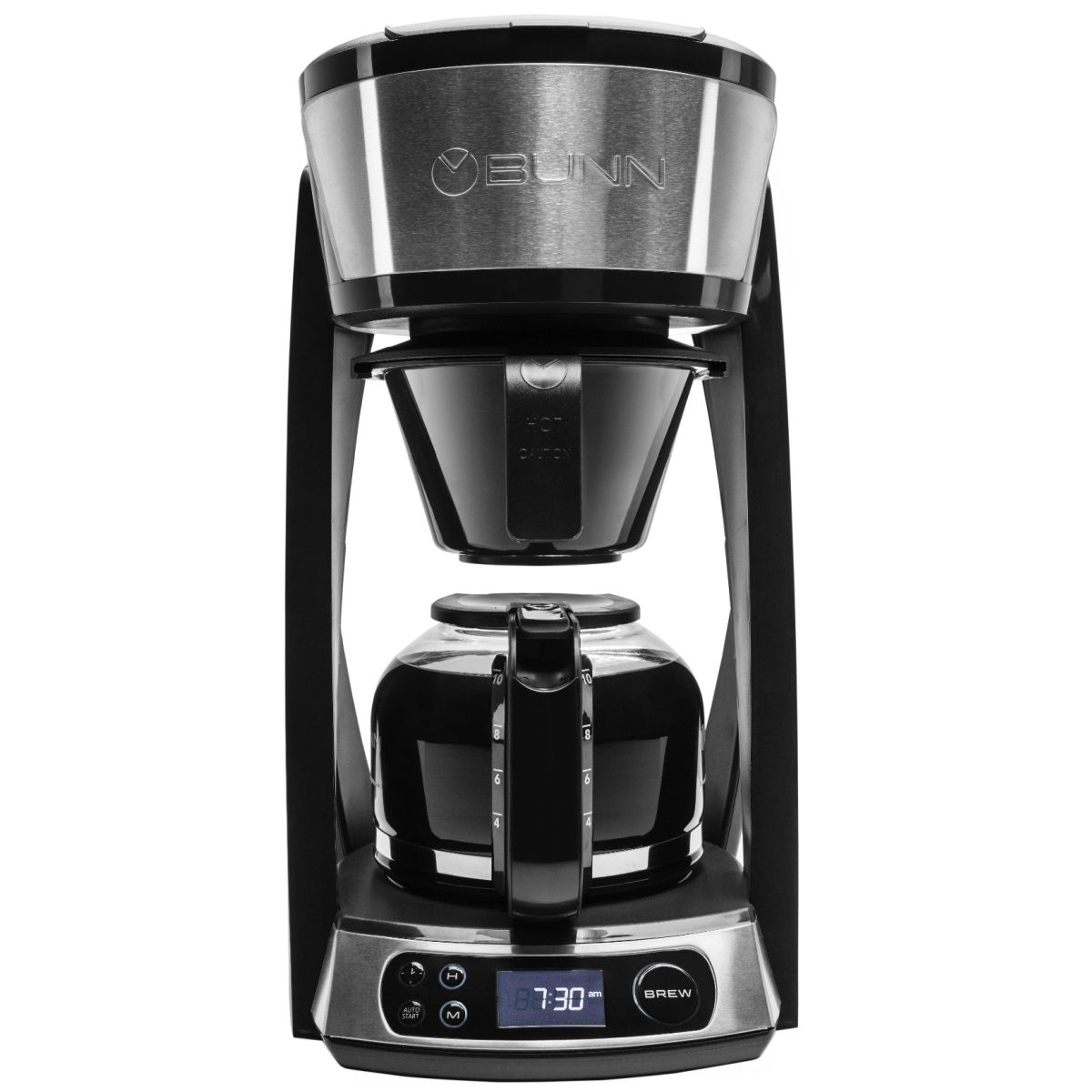 BUNN HB Heat N' Brew 10-Cup Programmable Coffee Maker 46500.0003