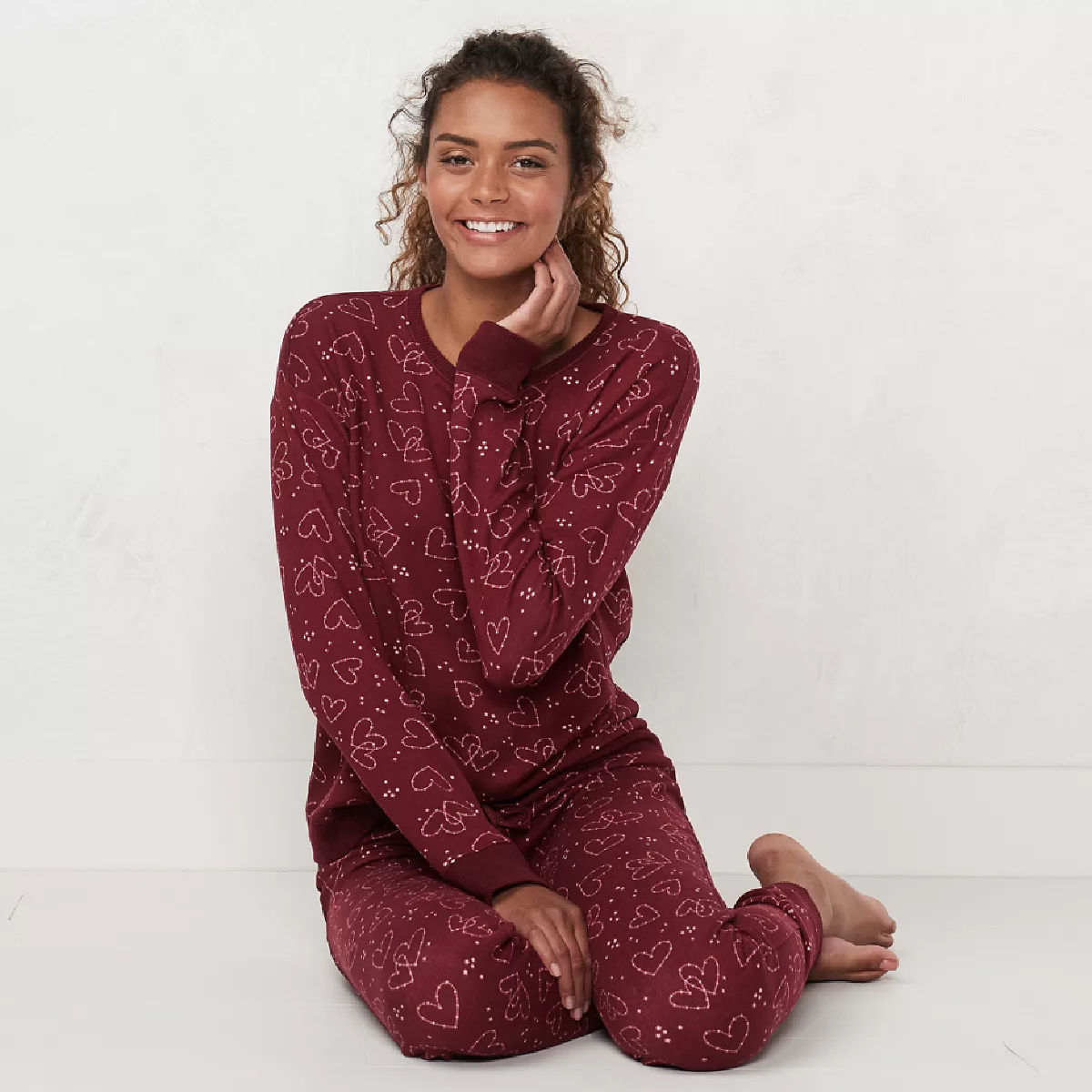 LC Lauren Conrad Extra Soft Pajama Shirt & Pajama Pants Set