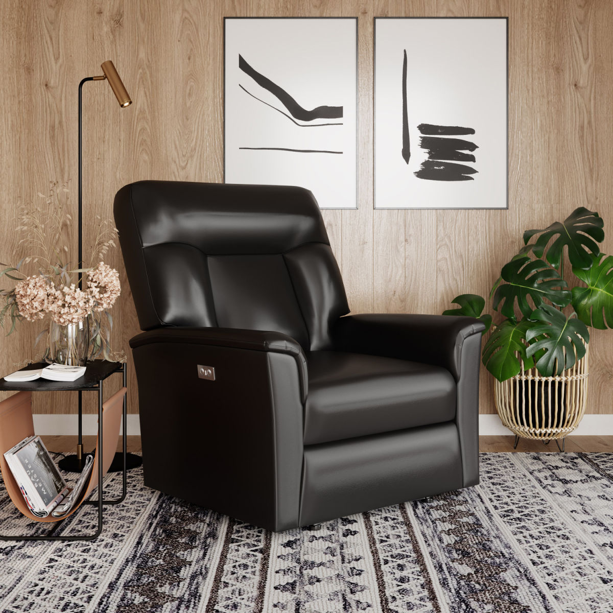 Lifestyle Solutions Relax A Lounger Nicolas Power Large Recliner