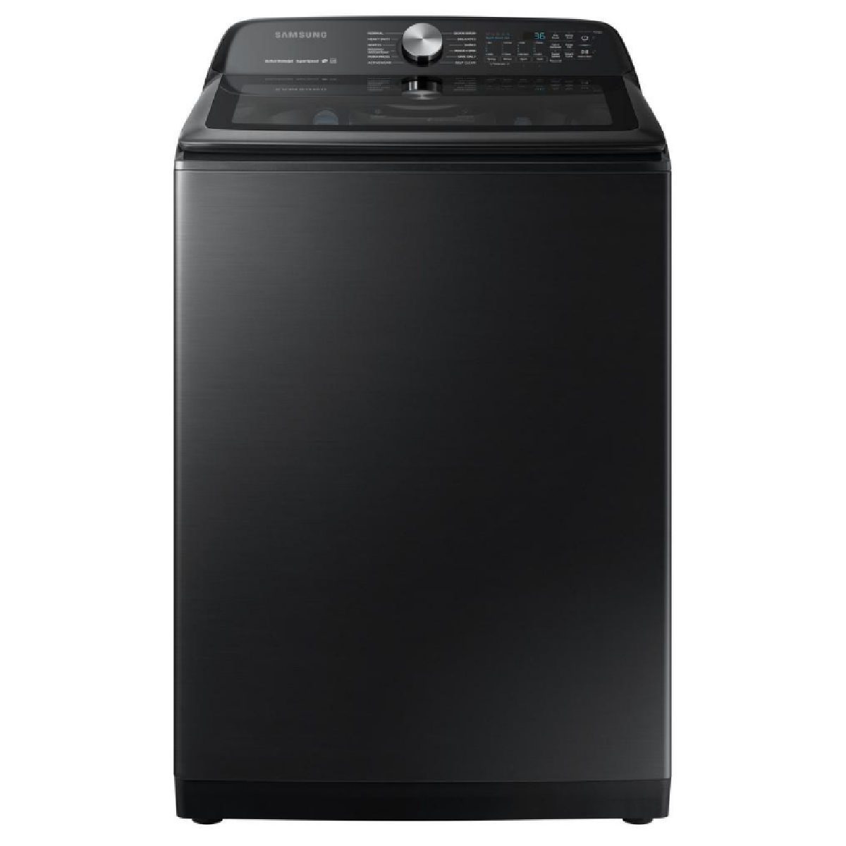 Samsung WA50R5400AV 5.0 cu. ft. Hi-Efficiency Fingerprint Resistant Black Stainless Top Load Washing Machine