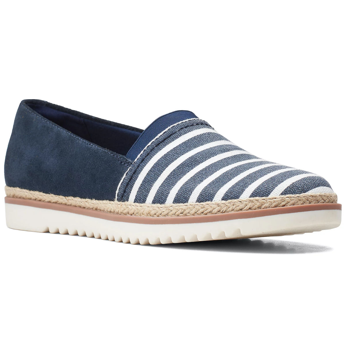 Clarks Collection Serena Paige Leather or Suede Women's Slip-Ons