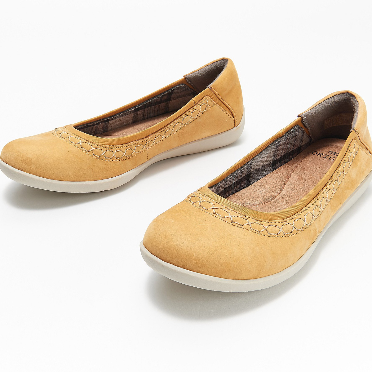 Earth Origins Fable Leather Whipstitch Flats