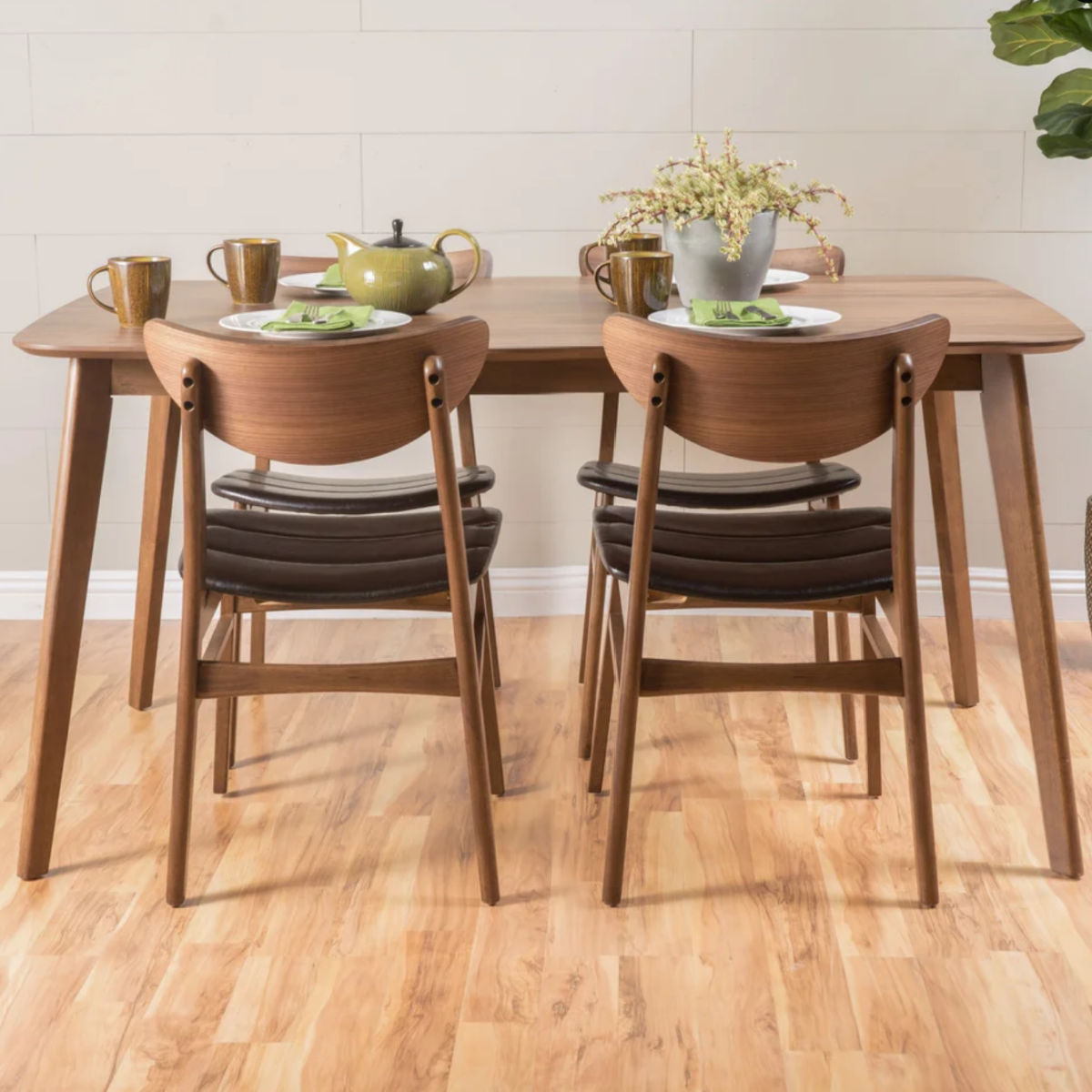Christopher Knight Home Anise 5-piece Wood Rectangular Dining Set