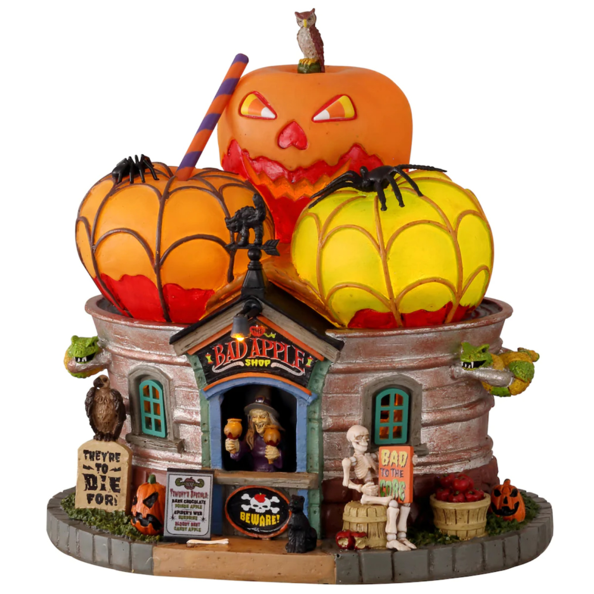 Lemax Spooky Town The Bad Apple Shop