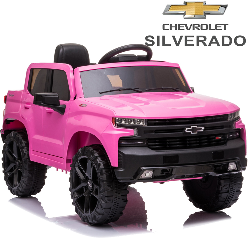 Chevrolet Silverado 12V Ride-On Truck (Pink)