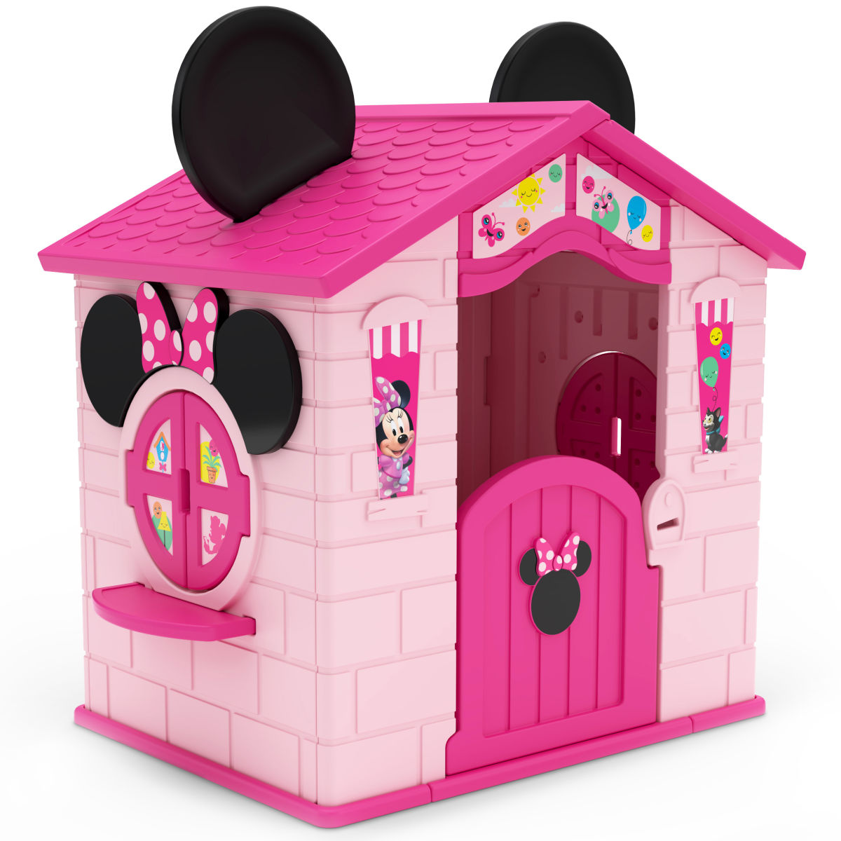 Delta Children Disney Minnie Mouse Plastic Indoor Outdoor Playhouse