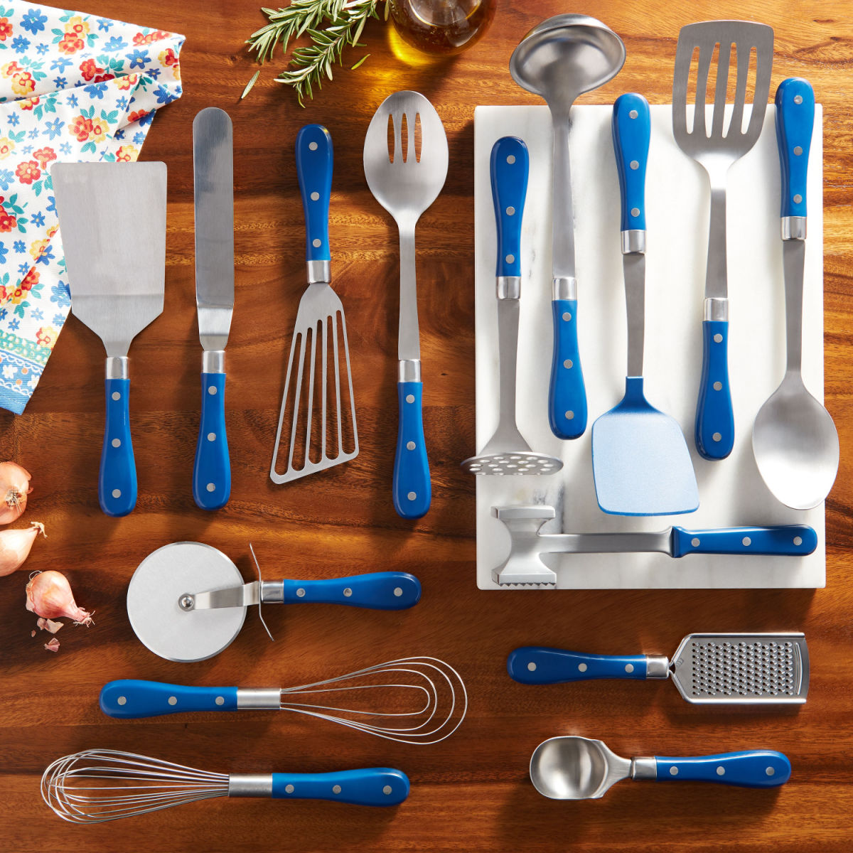 The Pioneer Woman Frontier Collection 15-Piece Kitchen Tool and Gadget Set