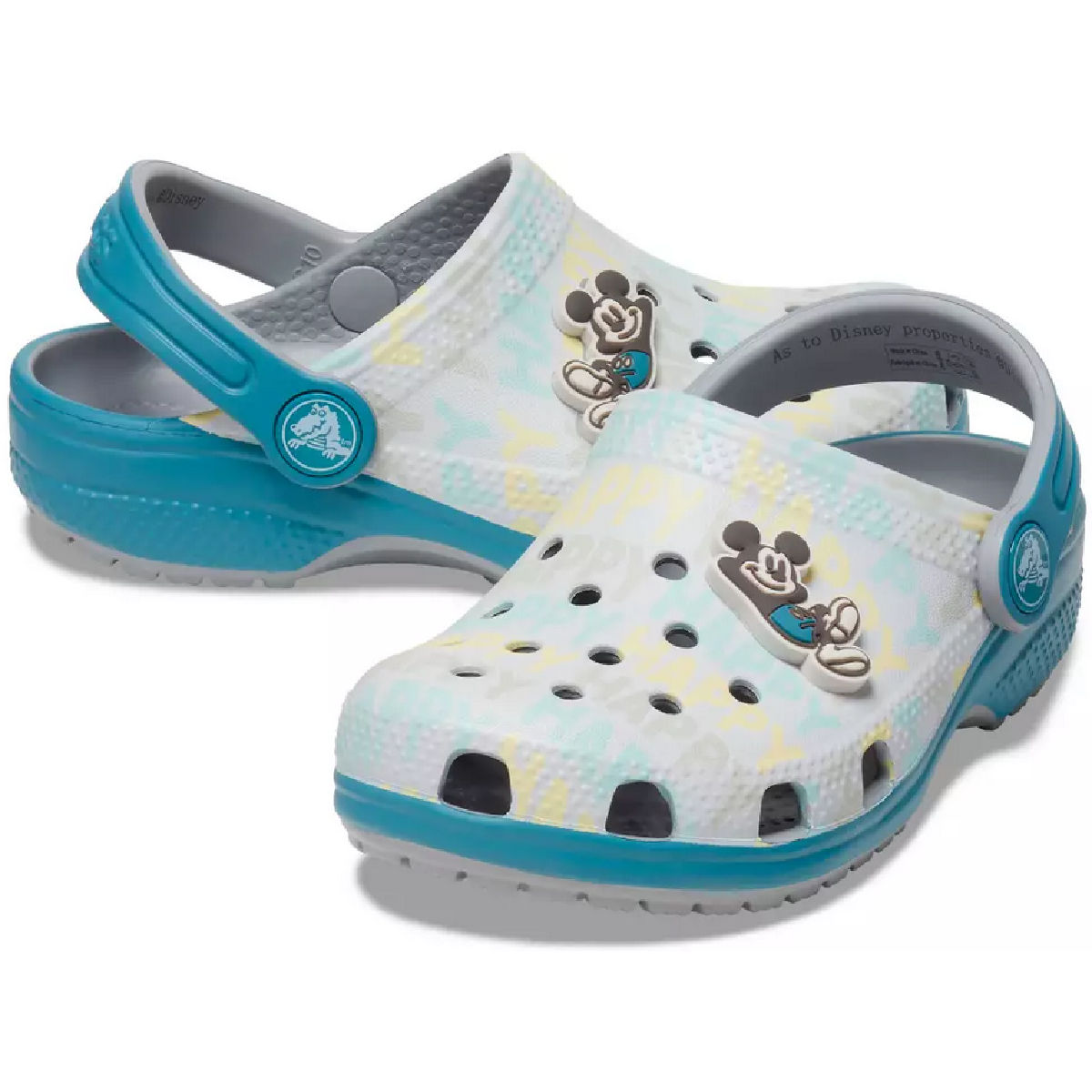 Crocs Mickey Mouse Happy Kids Clogs