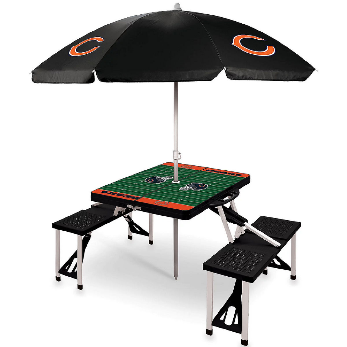Picnic Time NFL Portable Picnic Table with Umbrella