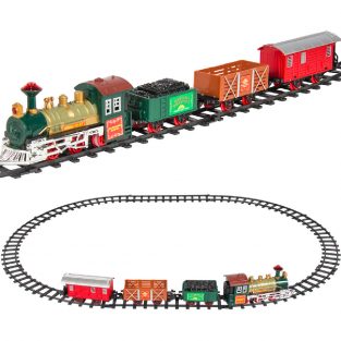 Best Choice Products Classic Electric Railway Kids Train Set 313x313 