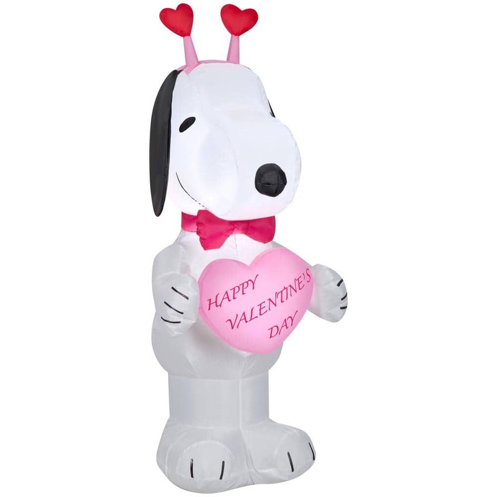 Airblown Valentine's Day 3.5 ft. Inflatable Snoopy Decoration