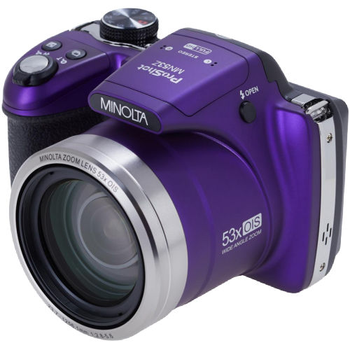 Minolta ProShot MN53Z 16MP 53x Optical Zoom SLR Style Digital Camera