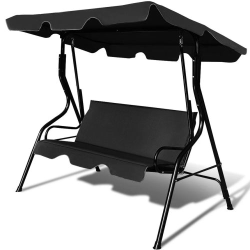 Costway 3-Seat Glider Porch Canopy Swing
