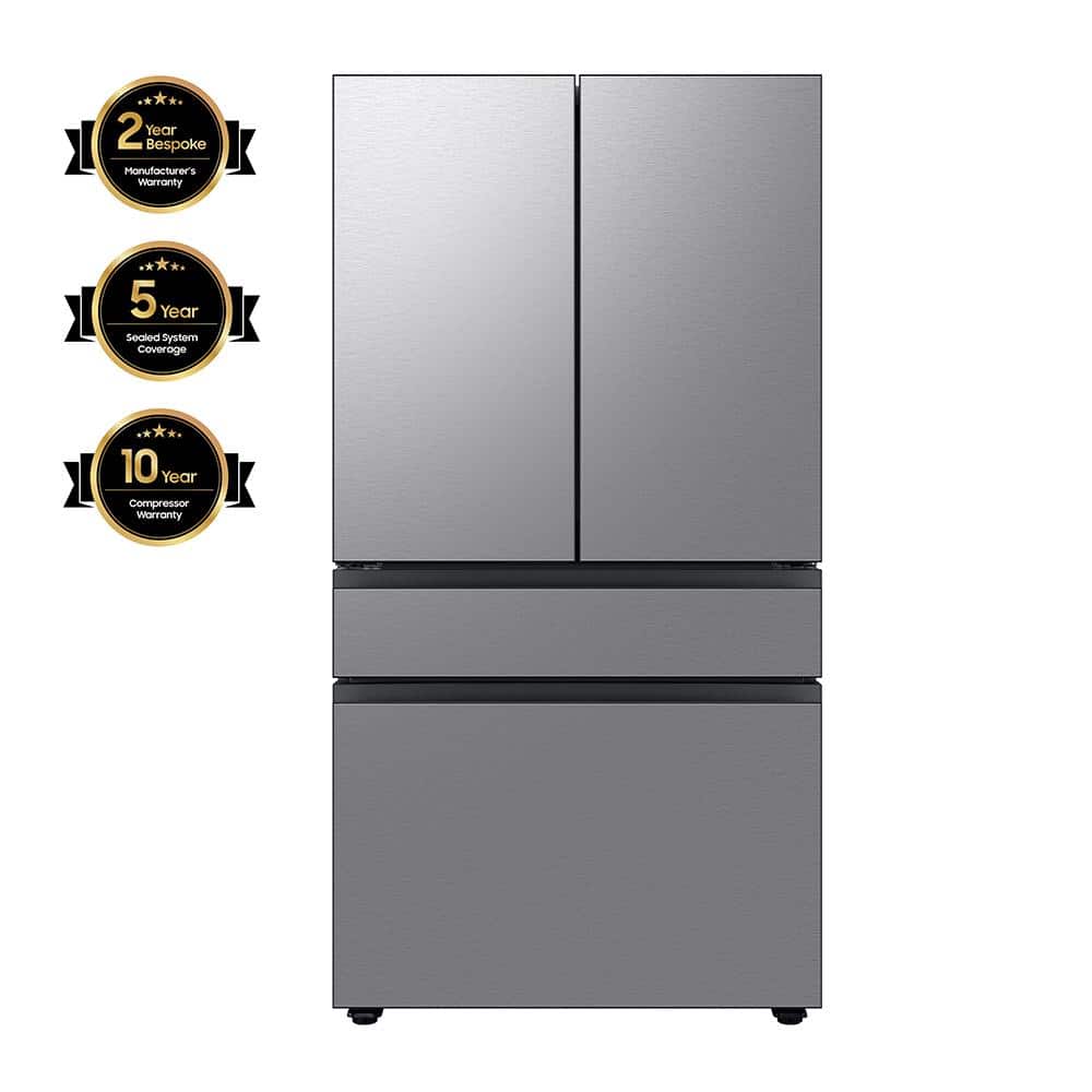 Samsung Bespoke 29 cu. ft. 4-Door French Door Smart Refrigerator (RF29BB8600QL)