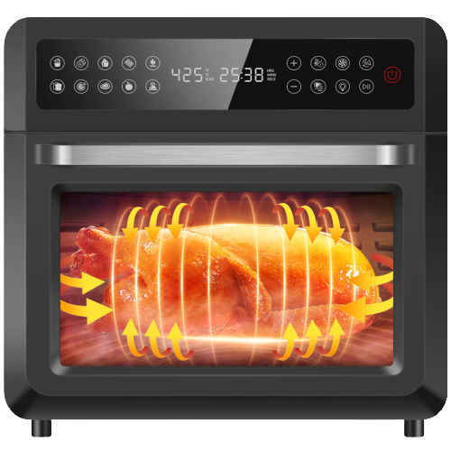 CIKIKI 20-Quart Air Fryer 10-in-1 Toaster Oven