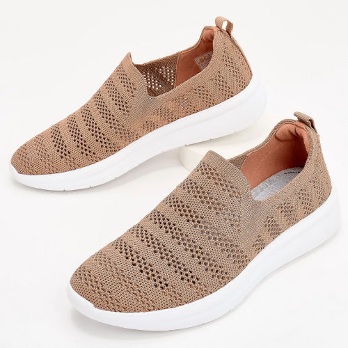 Clarks Cloudsteppers Ezera Path Perforated Knit Slip-Ons