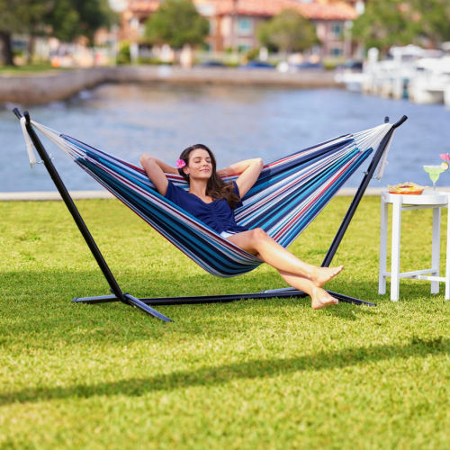 Paradise By Bliss 60-Inch Wide Hammock with Built-In Stand