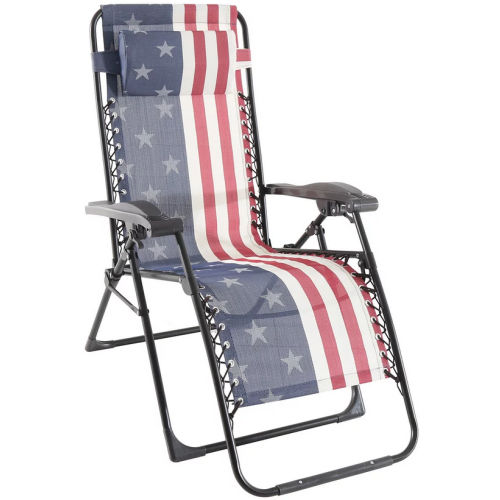 Sonoma Goods For Life American Flag Anti-Gravity Patio Lounge Chair