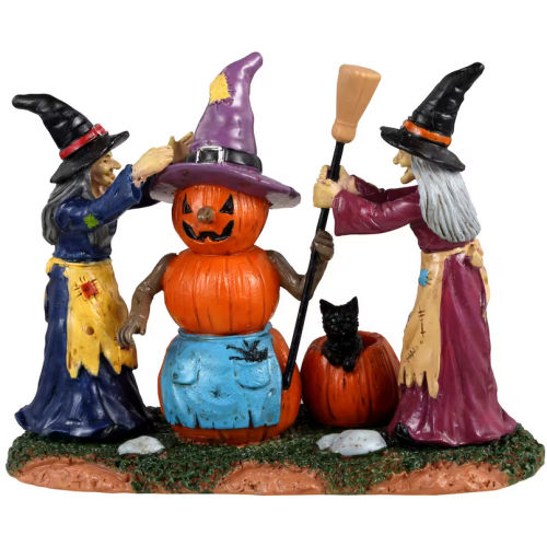 Lemax Spooky Town Pumpkin Witches Figurine