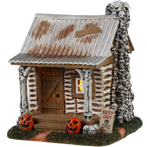 Lemax Spooky Town Skeleton Cottage
